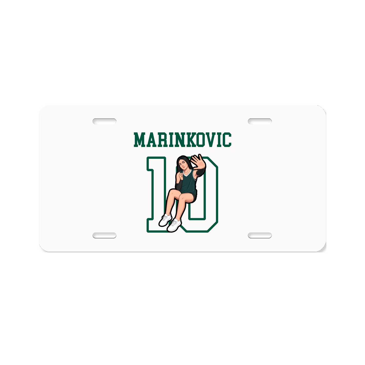 License Plate — Shirsey in Classic