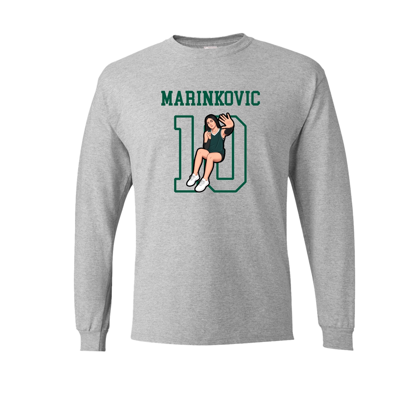 Long Sleeve Tee — Shirsey in Grey