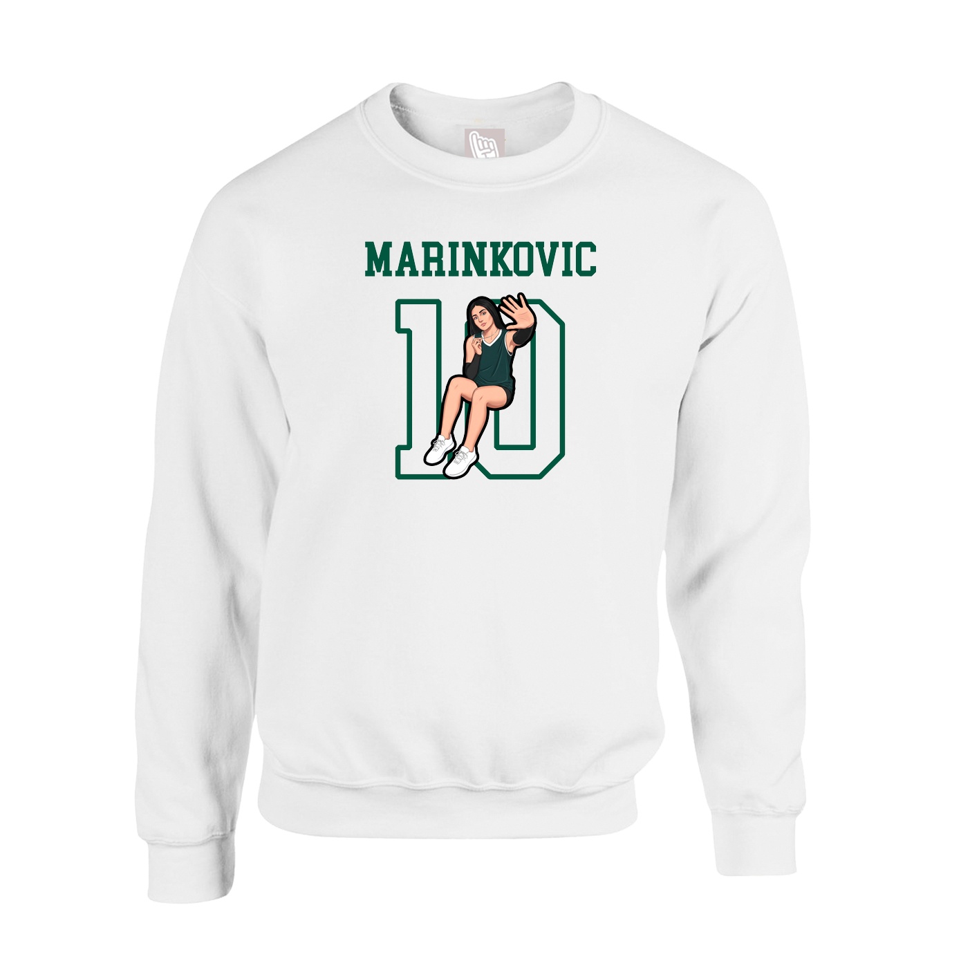 Fleece Crew — Shirsey in White