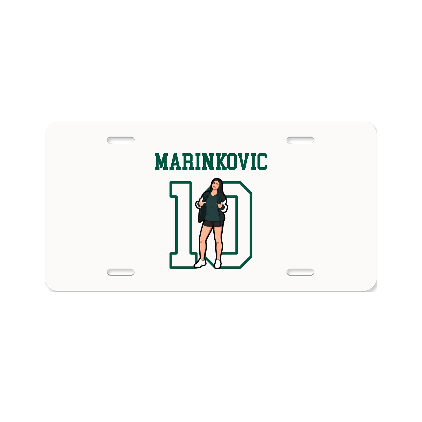 License Plate — Shirsey in Classic