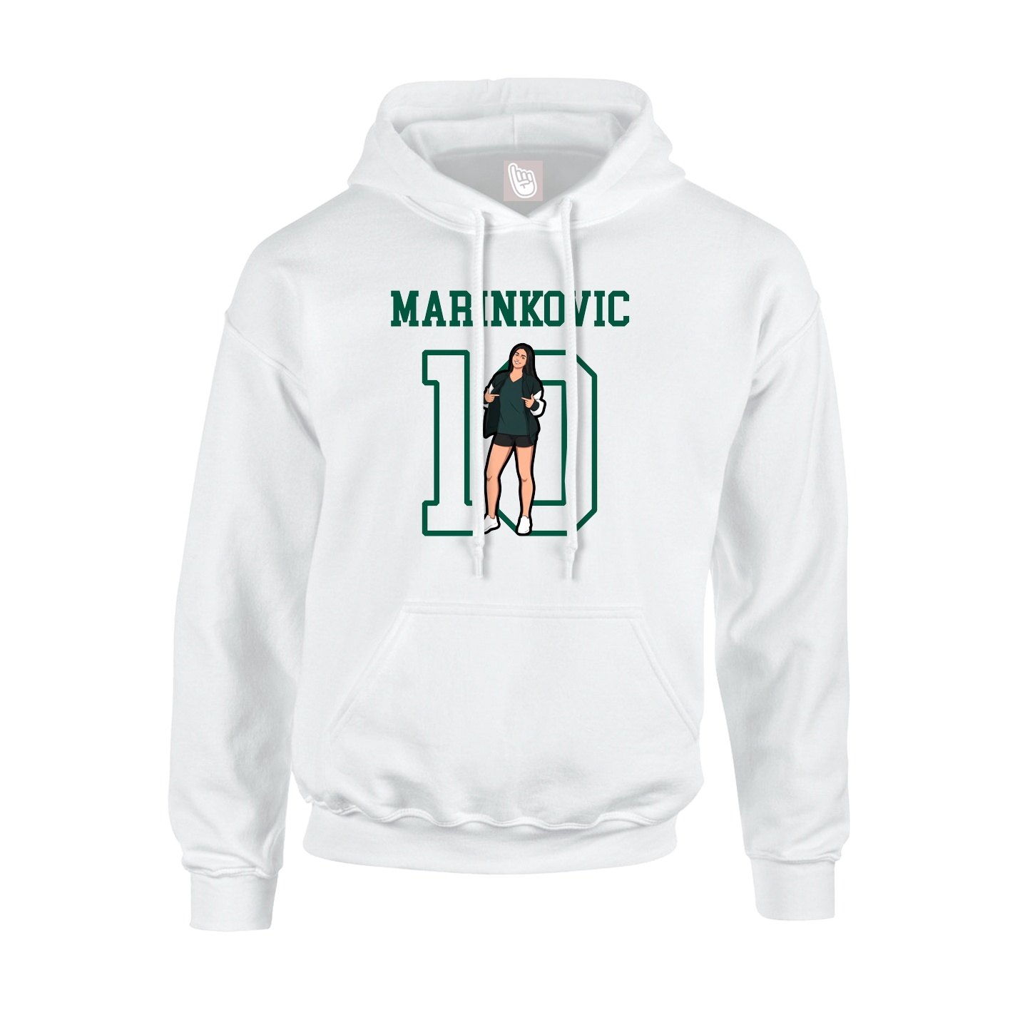 Youth Hoodie — Shirsey in White