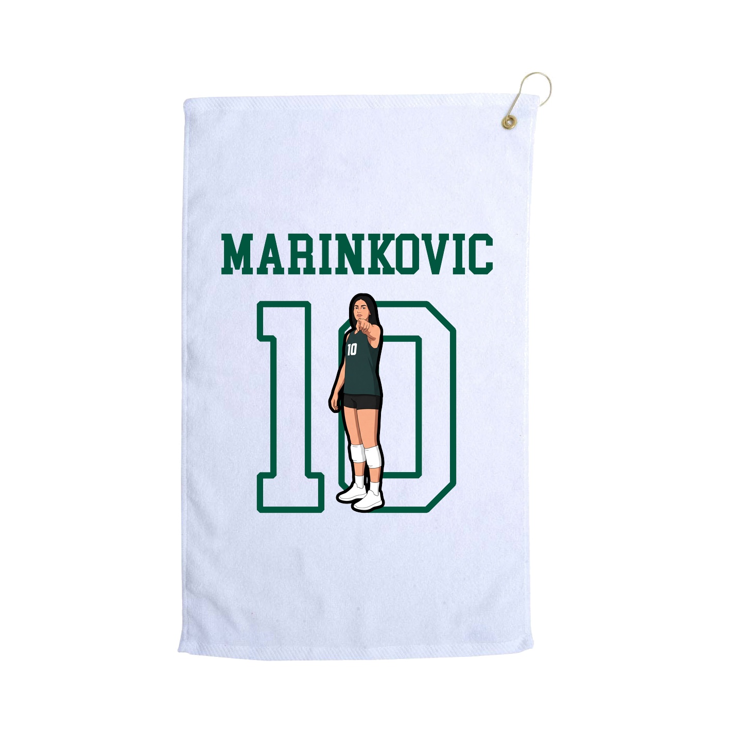 Golf Towel — Shirsey in White