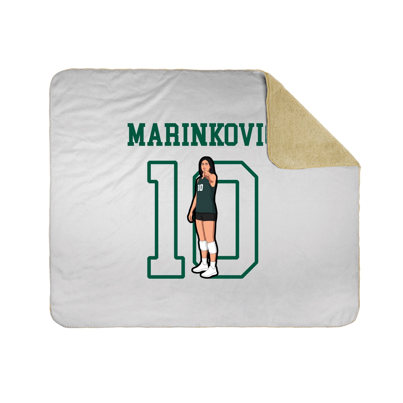 Throw Blanket — Shirsey in White
