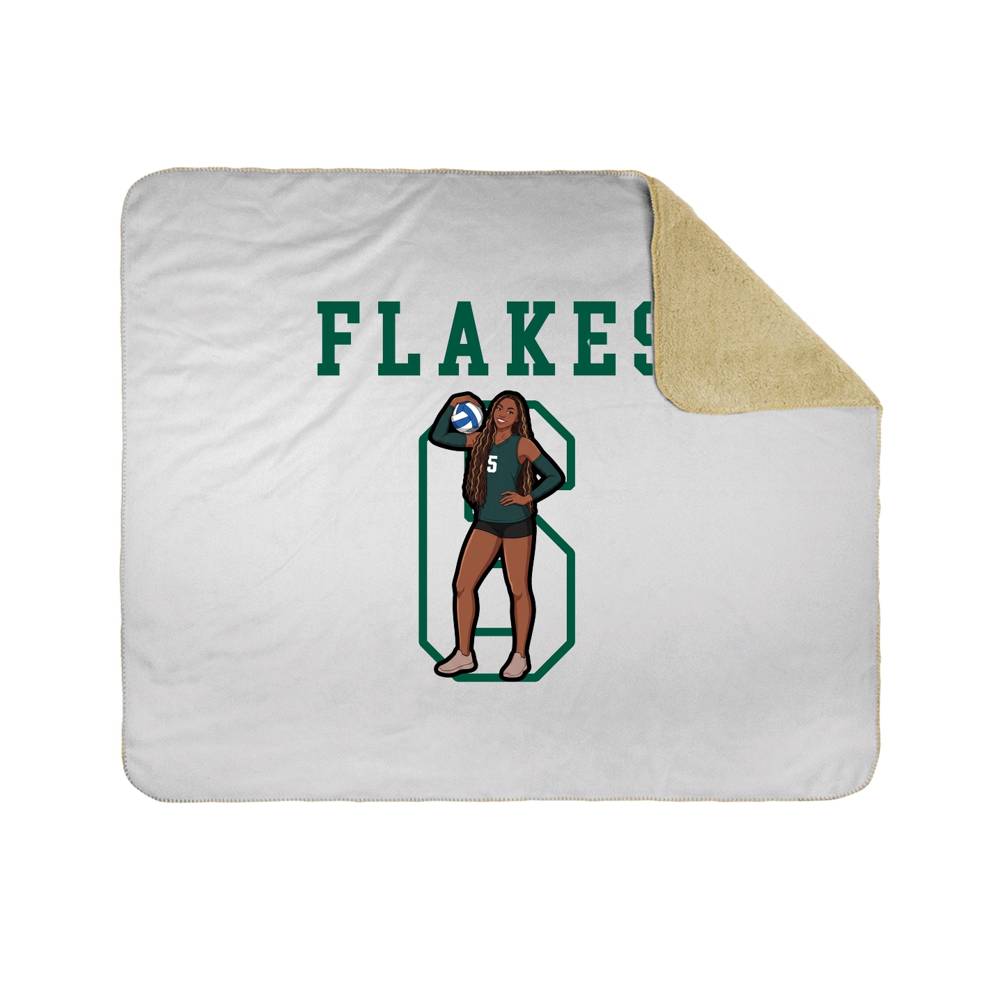 Throw Blanket — Shirsey in White