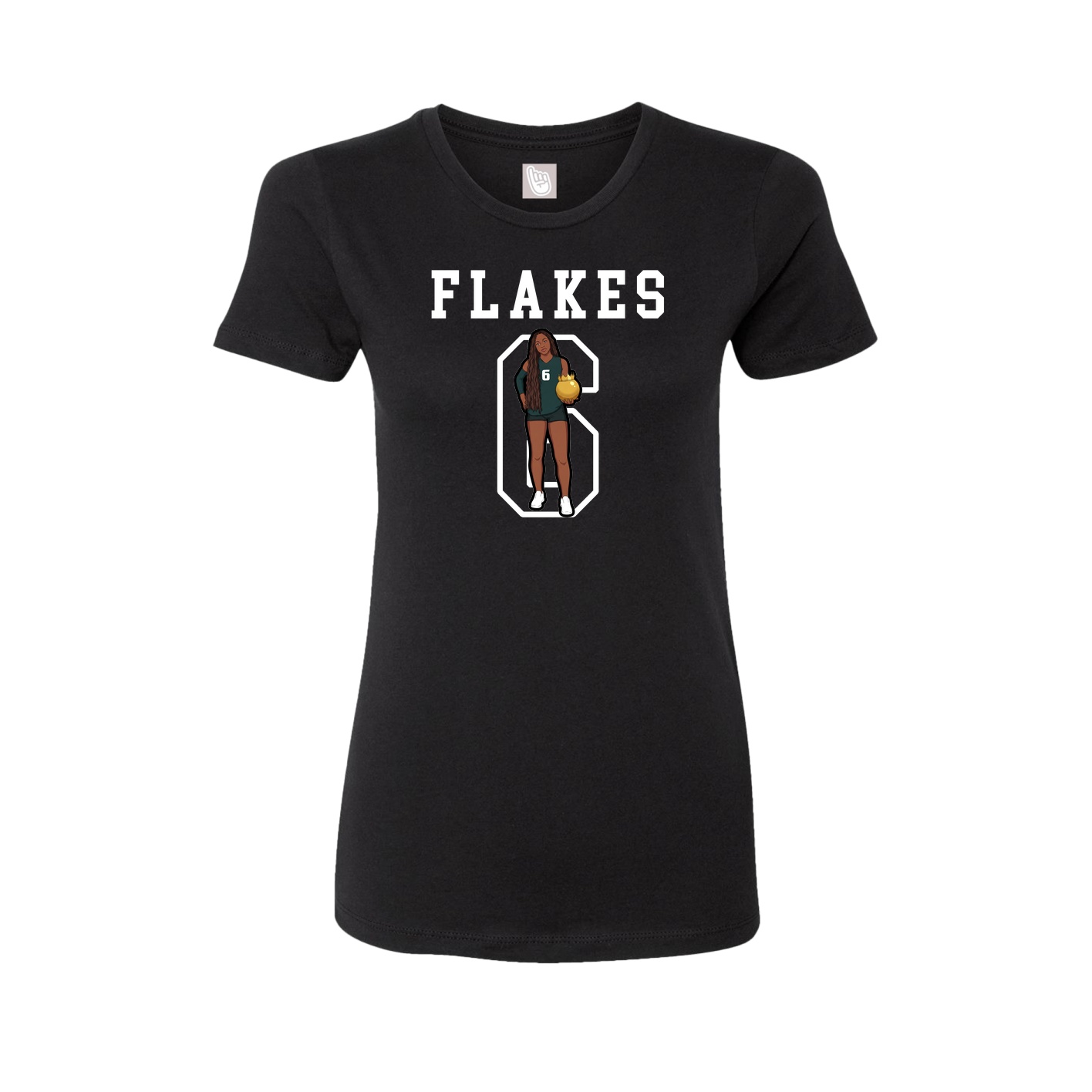 Fitted Women's Tee — Shirsey in Black