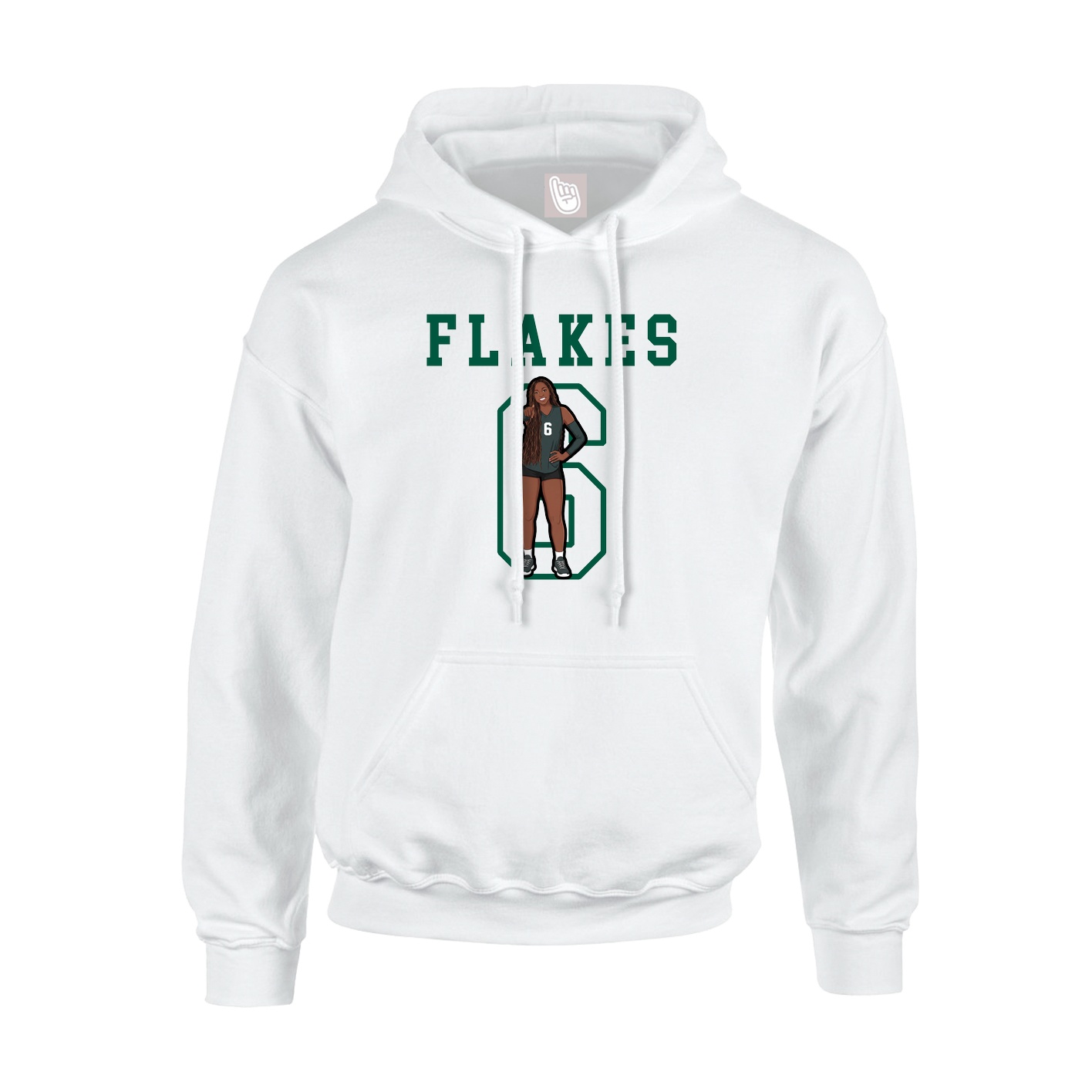 Hoodie — Shirsey in White
