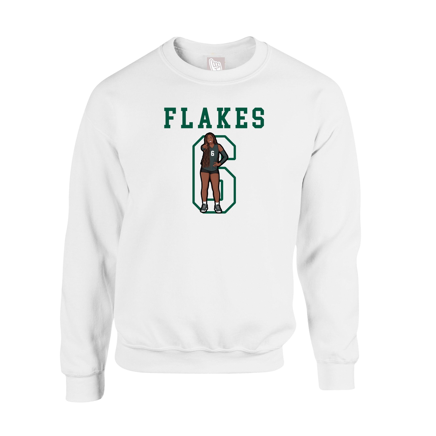 Fleece Crew — Shirsey in White