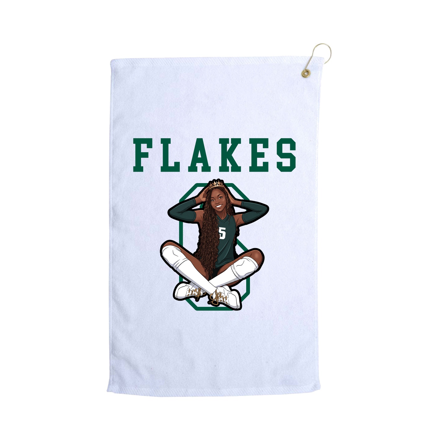 Golf Towel — Shirsey in White