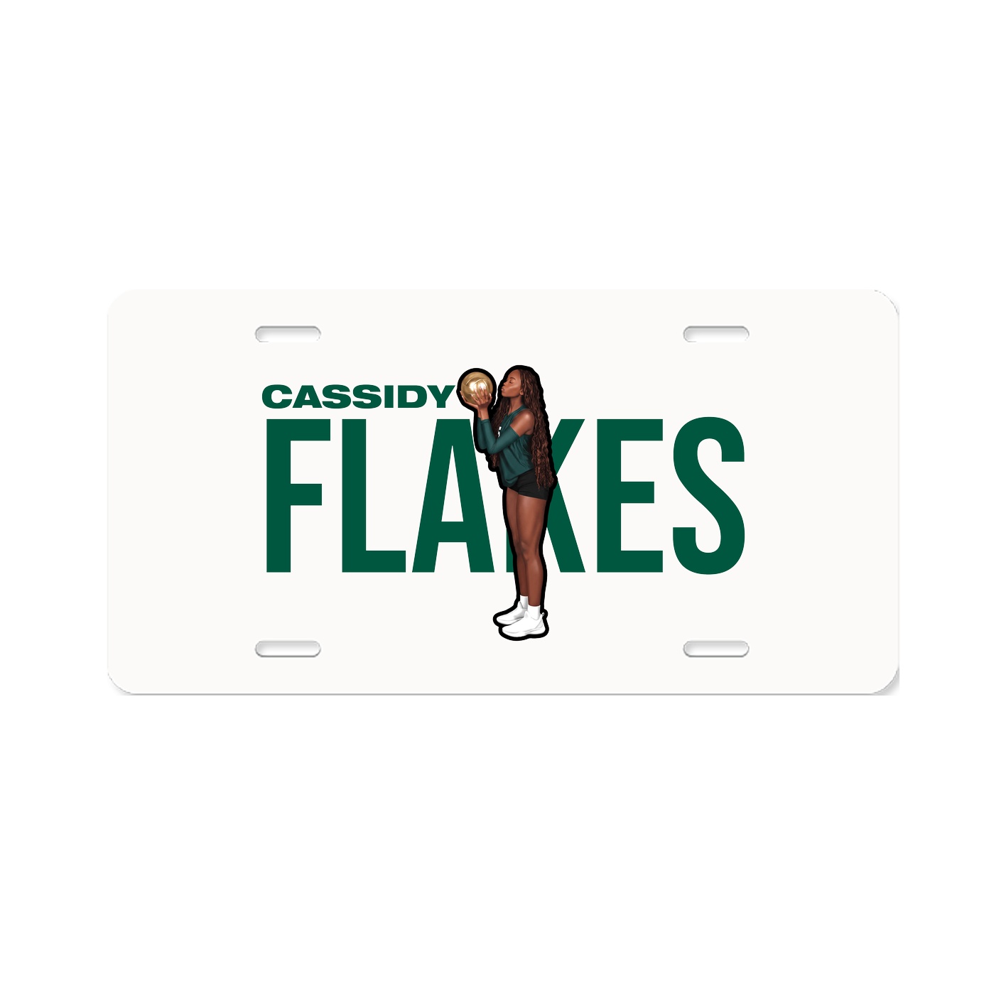 License Plate — Player Name in Classic