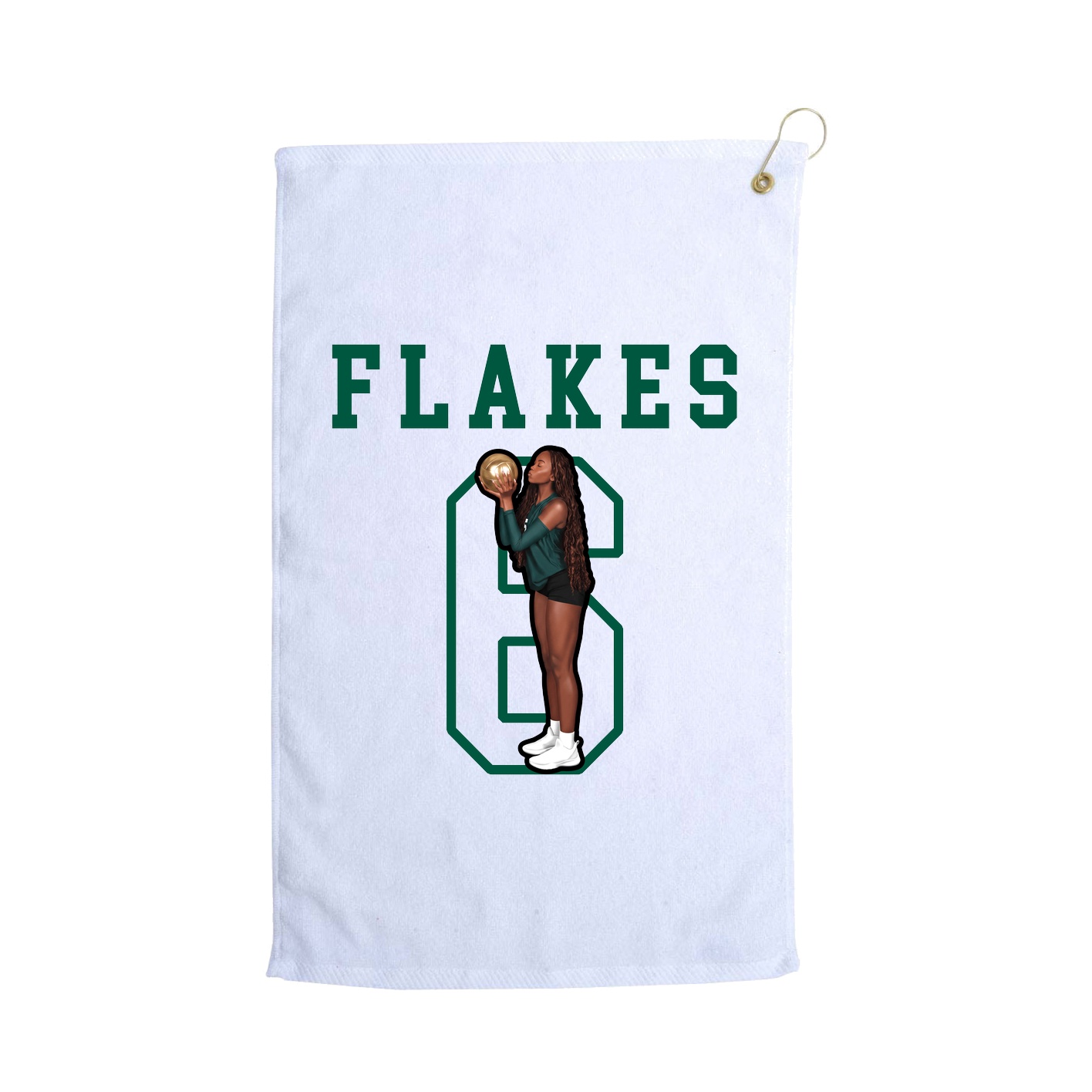 Golf Towel — Shirsey in White