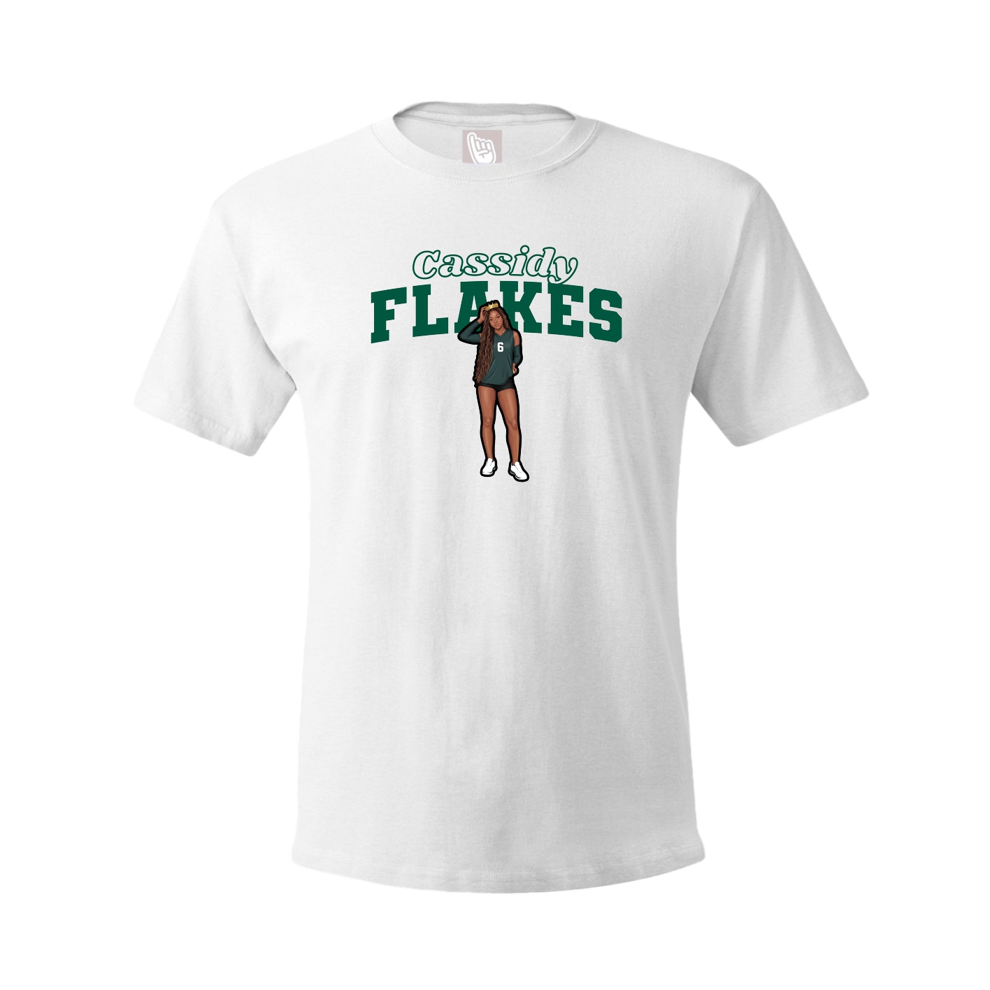 Tee — Name Arch in White