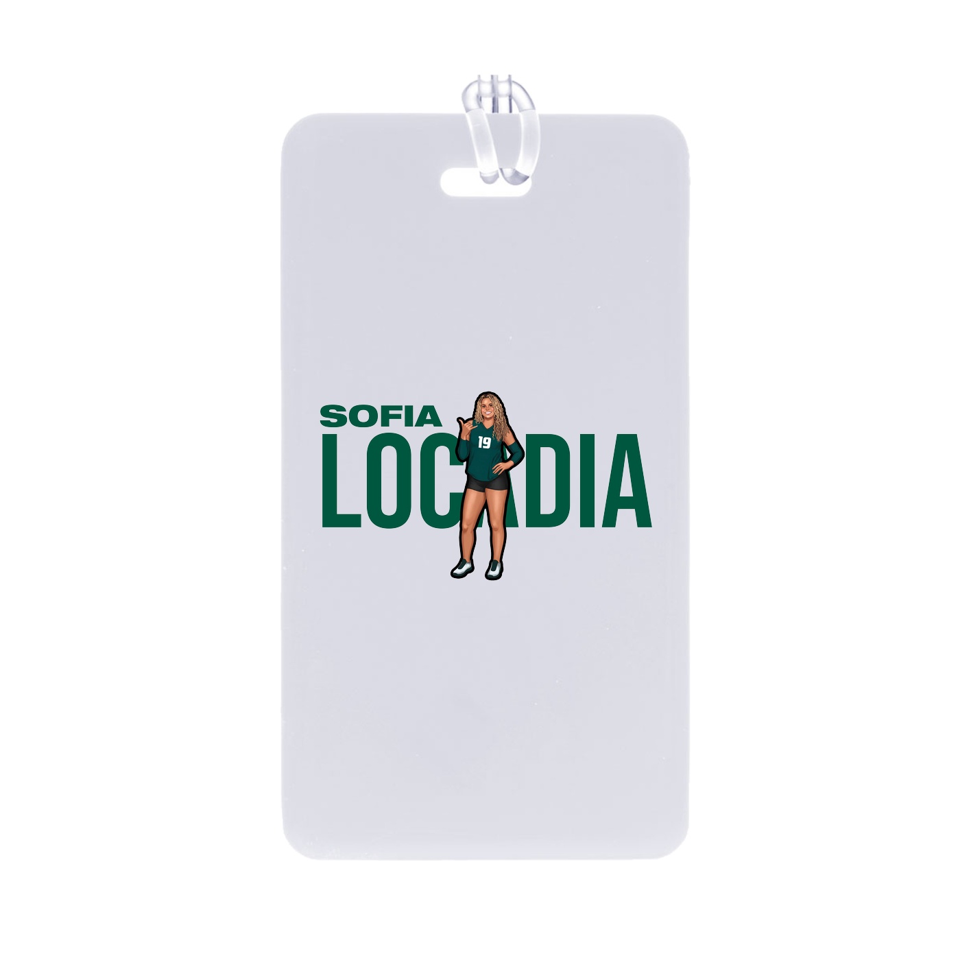 Bag Tag — Player Name in Classic