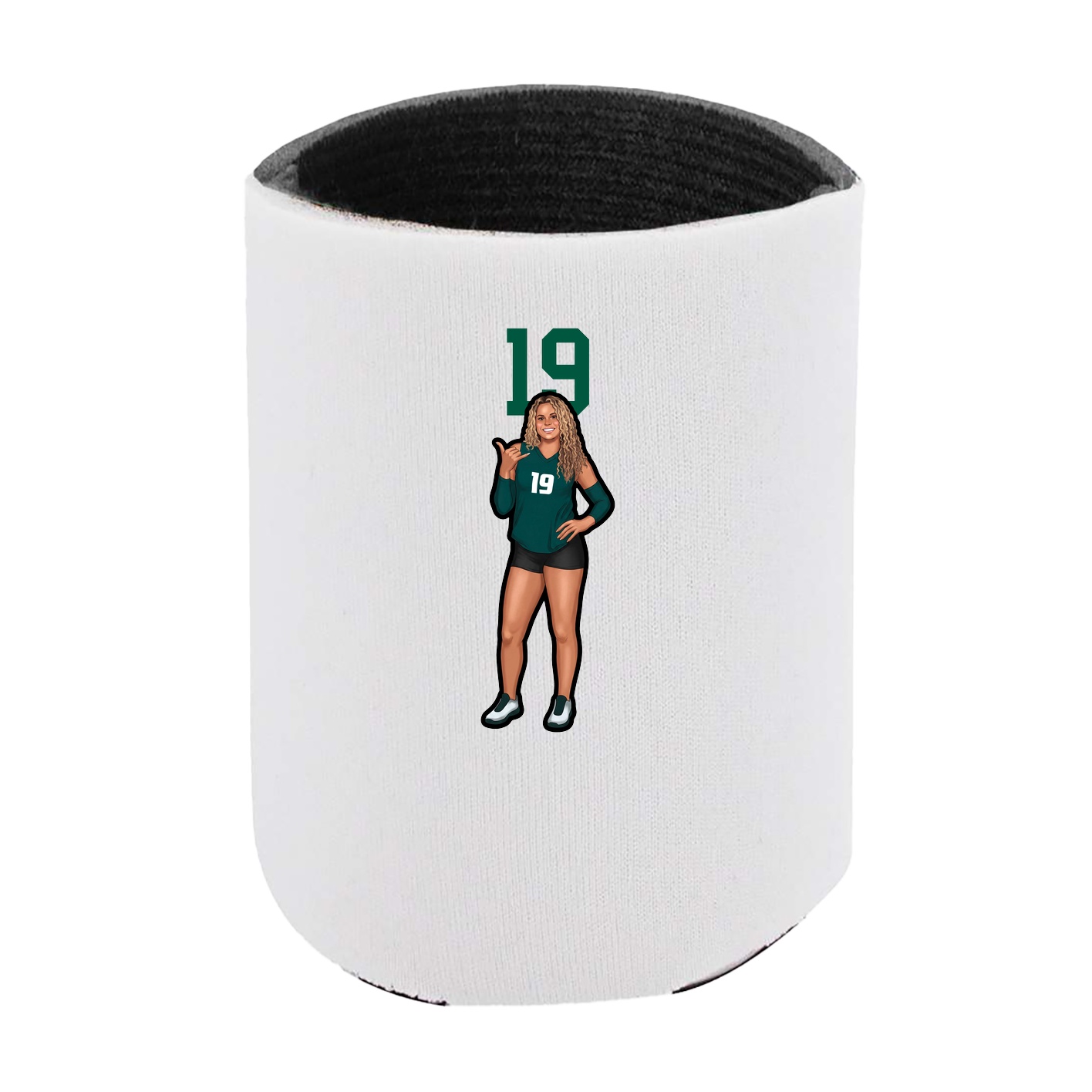 Can Holder — Number Top in White