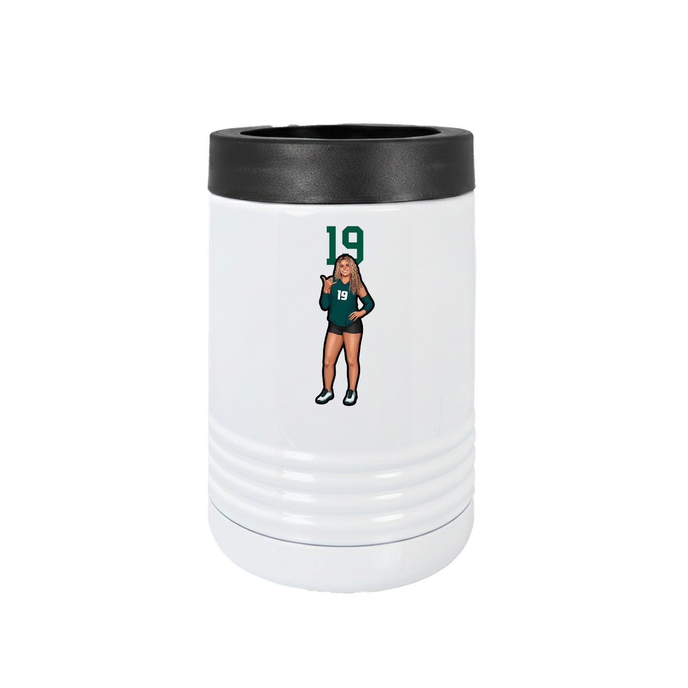 Beverage Holder — Number Top in White