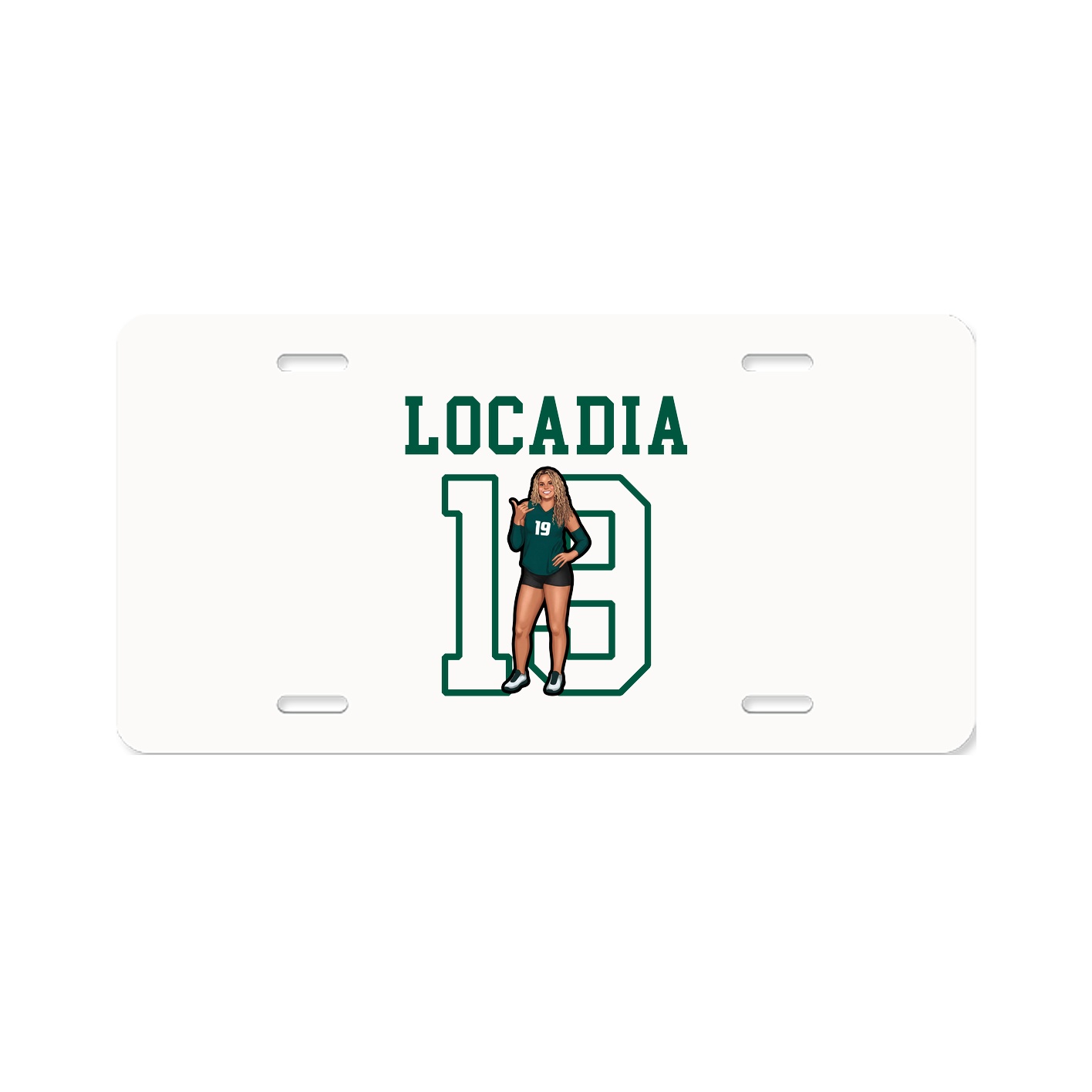 License Plate — Shirsey in Classic