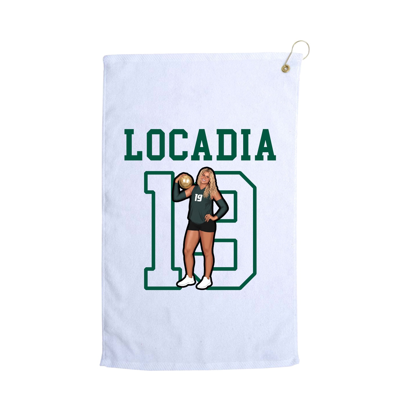 Golf Towel — Shirsey in White