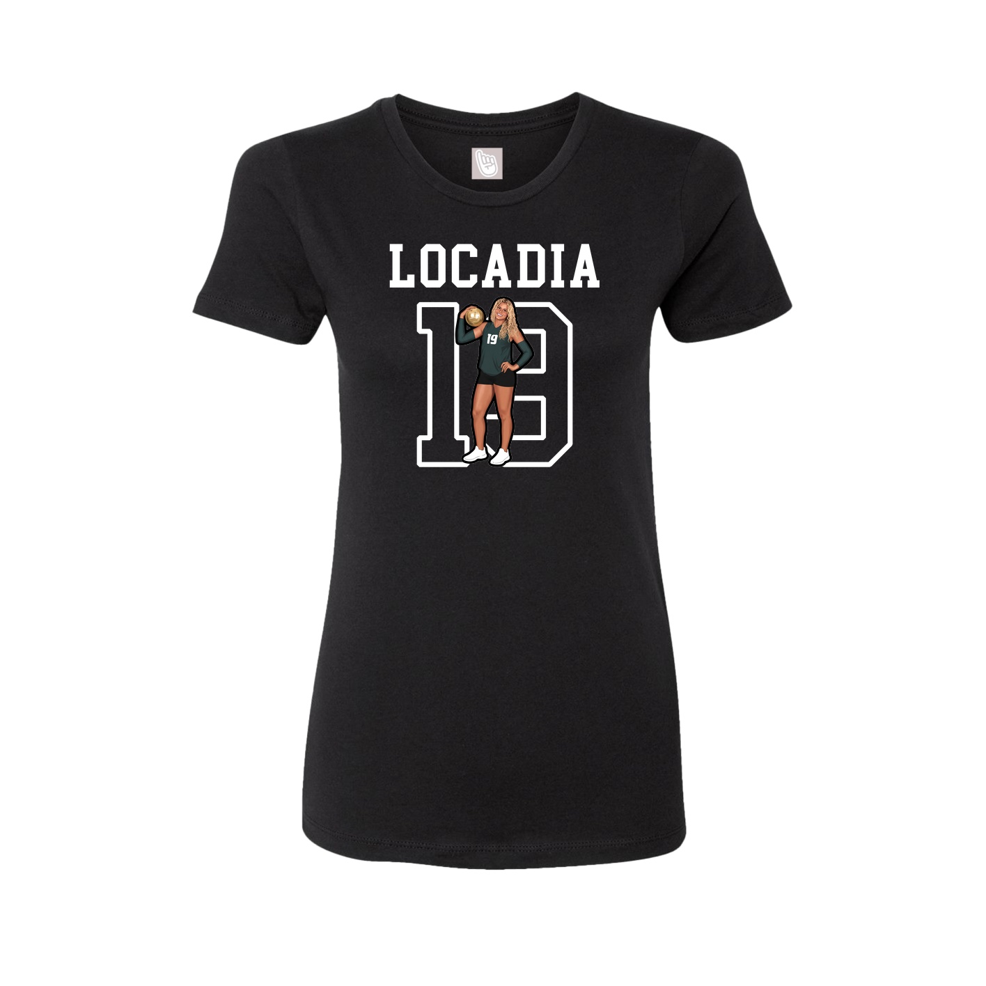 Fitted Women's Tee — Shirsey in Black