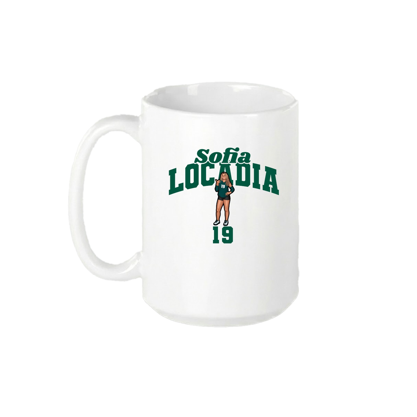 15oz Coffee Mug — Signature Arch in White