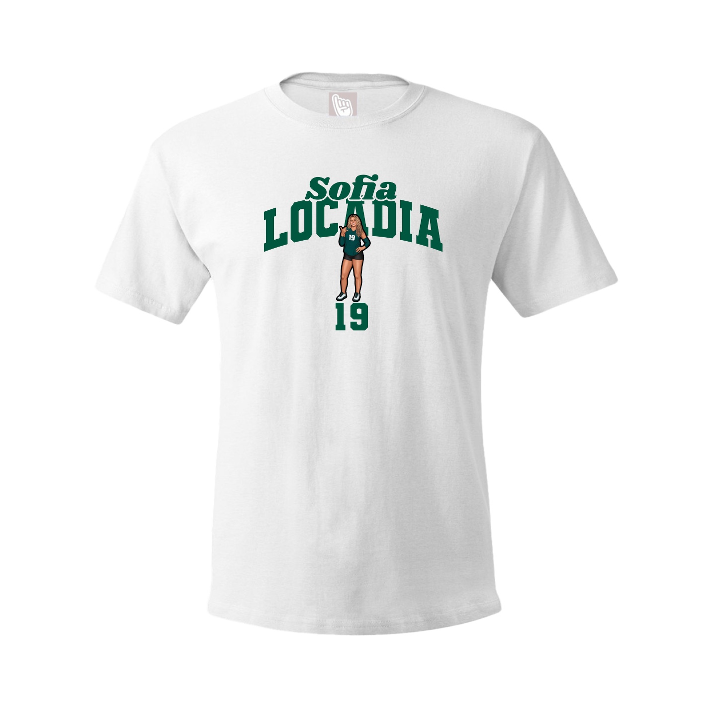 Youth Tee — Signature Arch in White