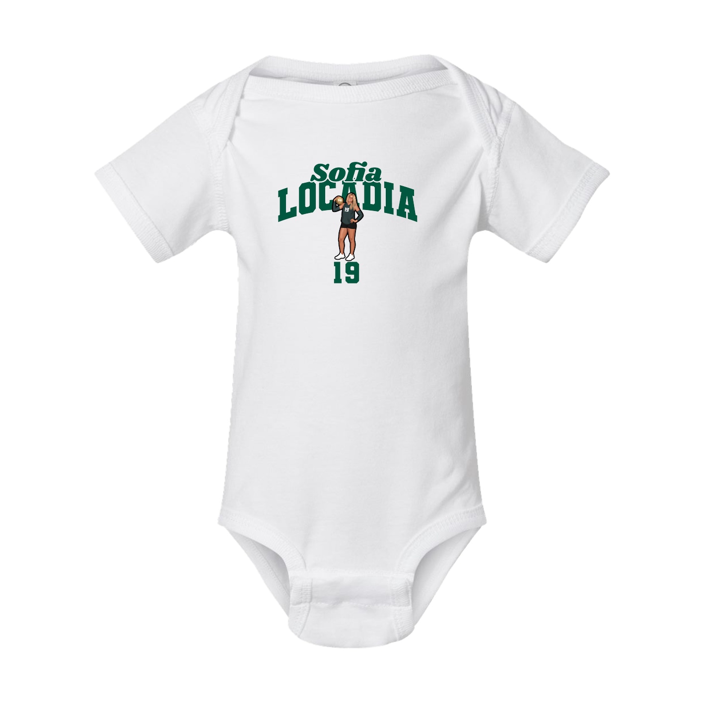 Baby Onesie — Signature Arch in White