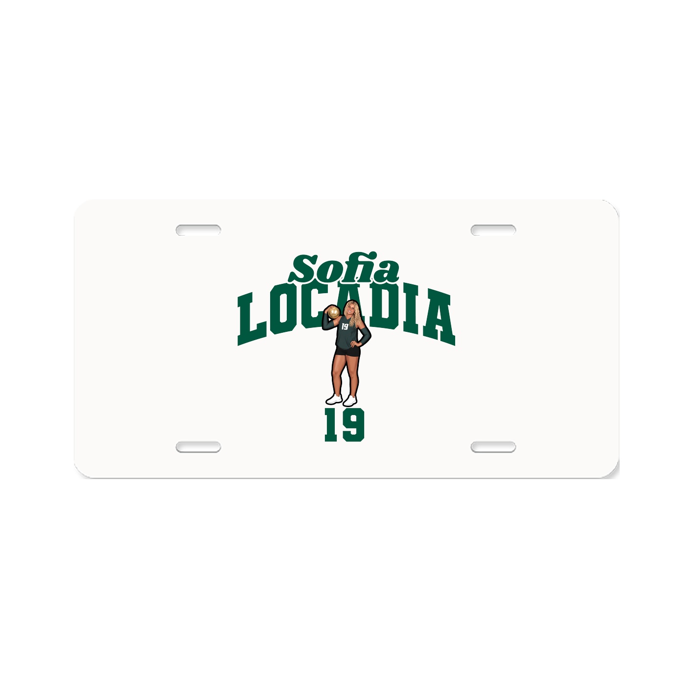 License Plate — Signature Arch in Classic