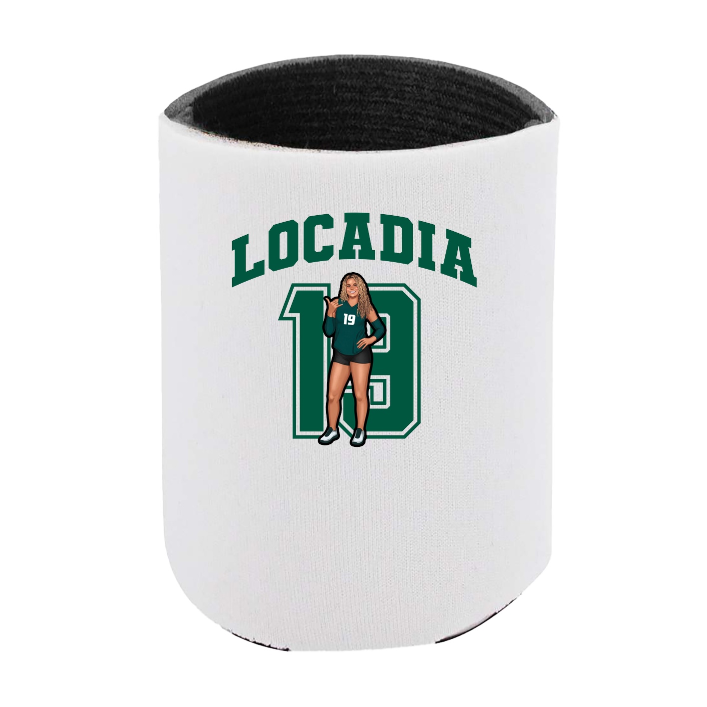 Can Holder — Number in White