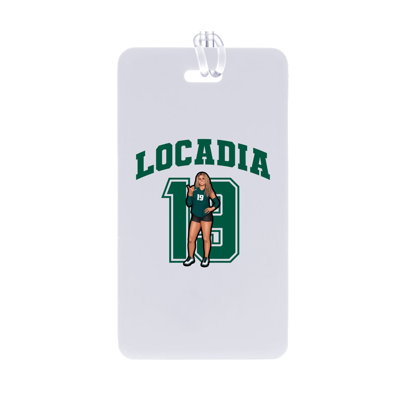 Bag Tag — Number in Classic