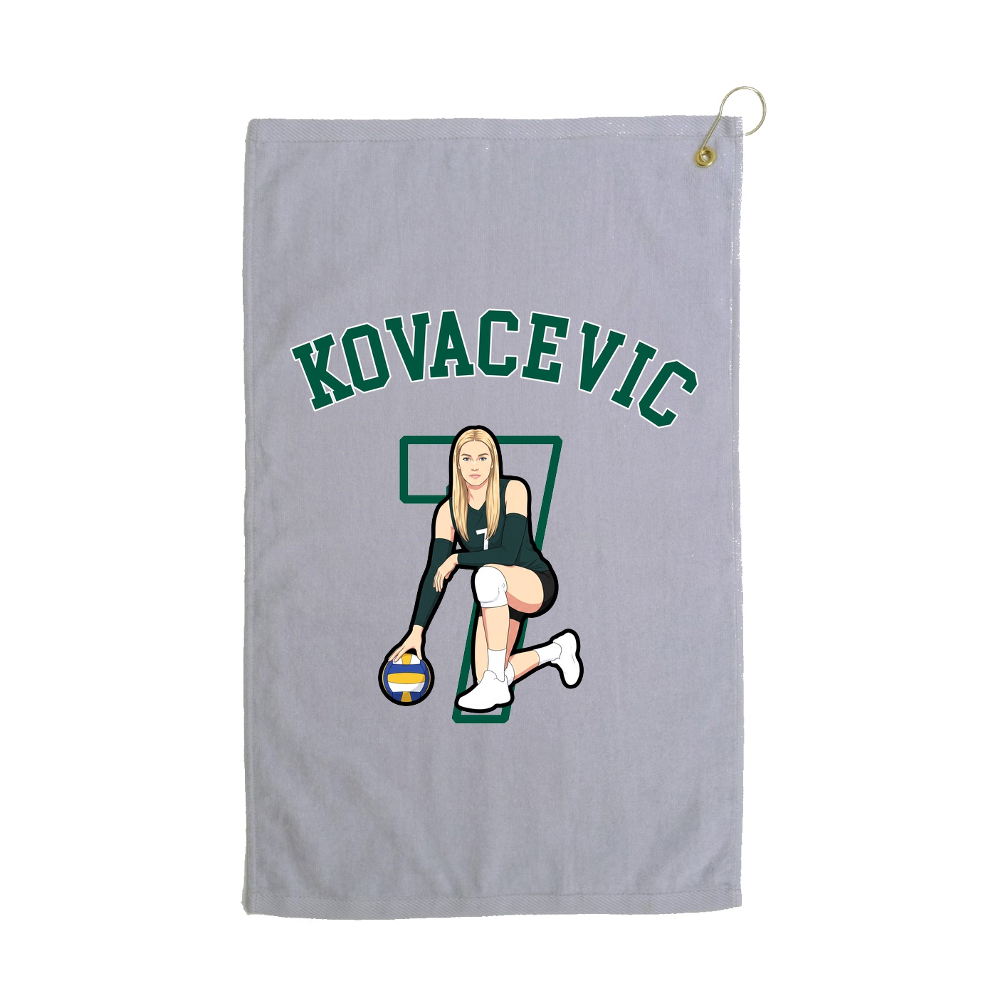 Golf Towel — Shirsey Arch in Grey
