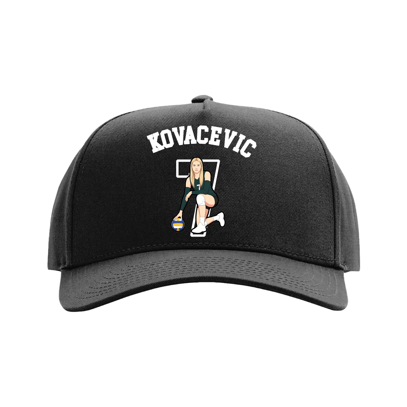 Full Fabric Five-Panel Champ Cap