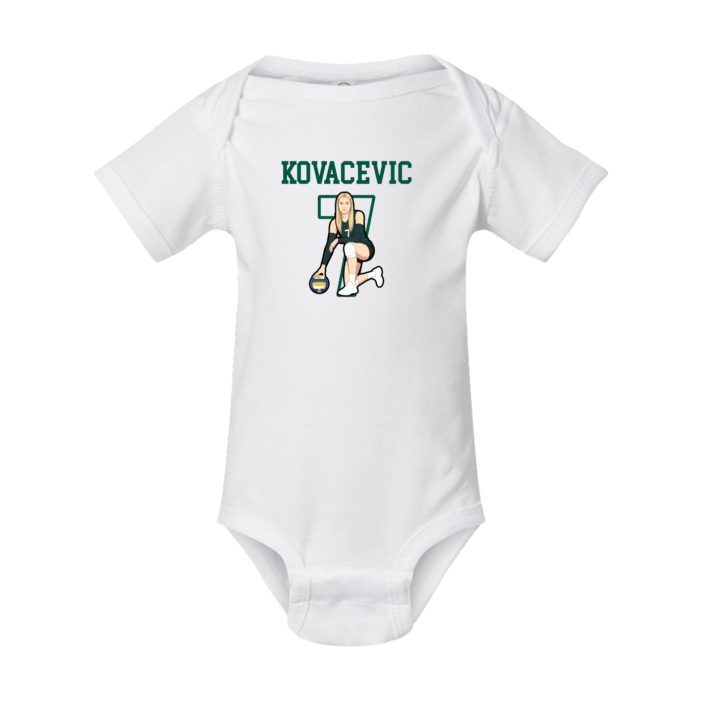 Baby Onesie — Shirsey in White
