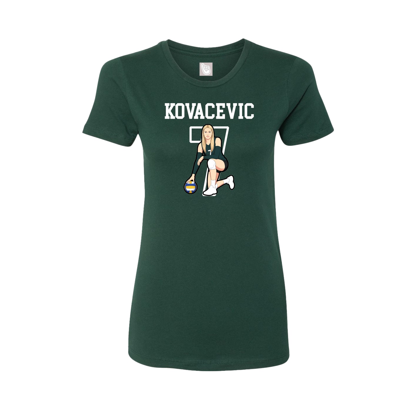 Fitted Women's Tee — Shirsey in Green