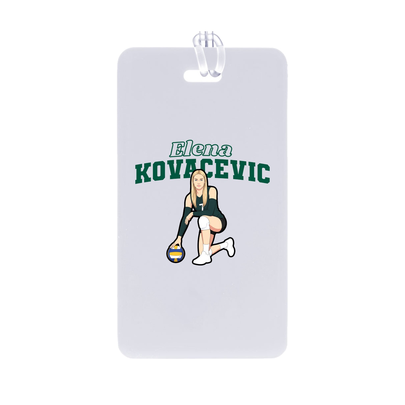 Bag Tag — Name Arch in Classic