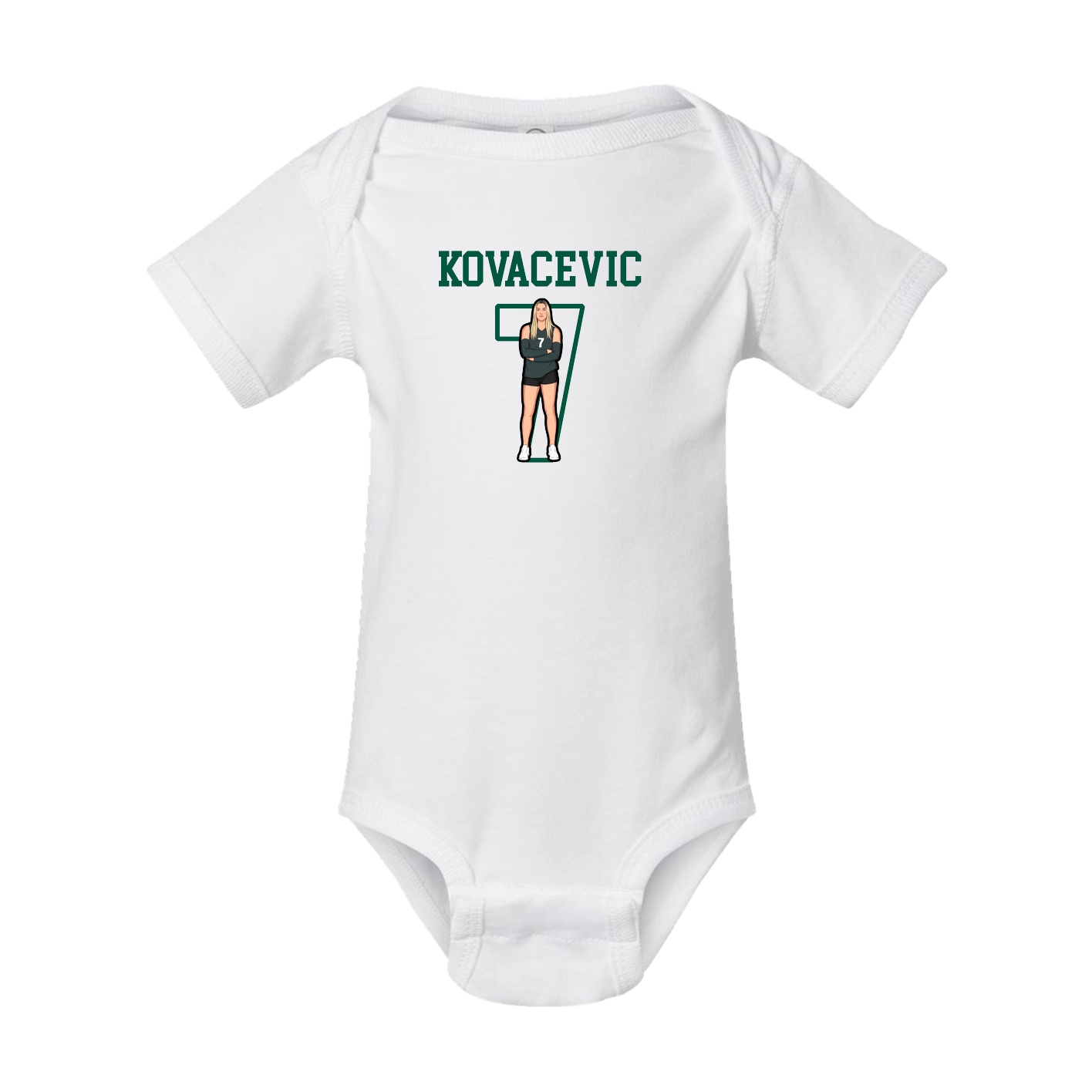 Baby Onesie — Shirsey in White