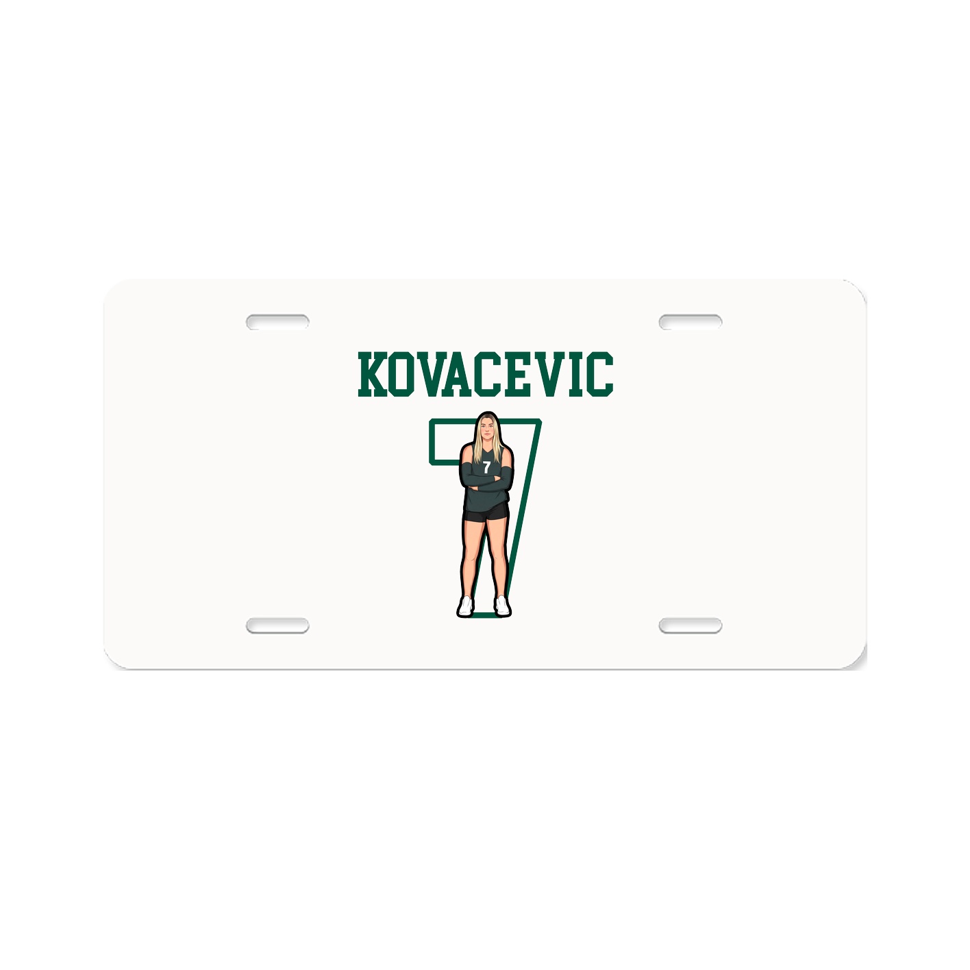 License Plate — Shirsey in Classic