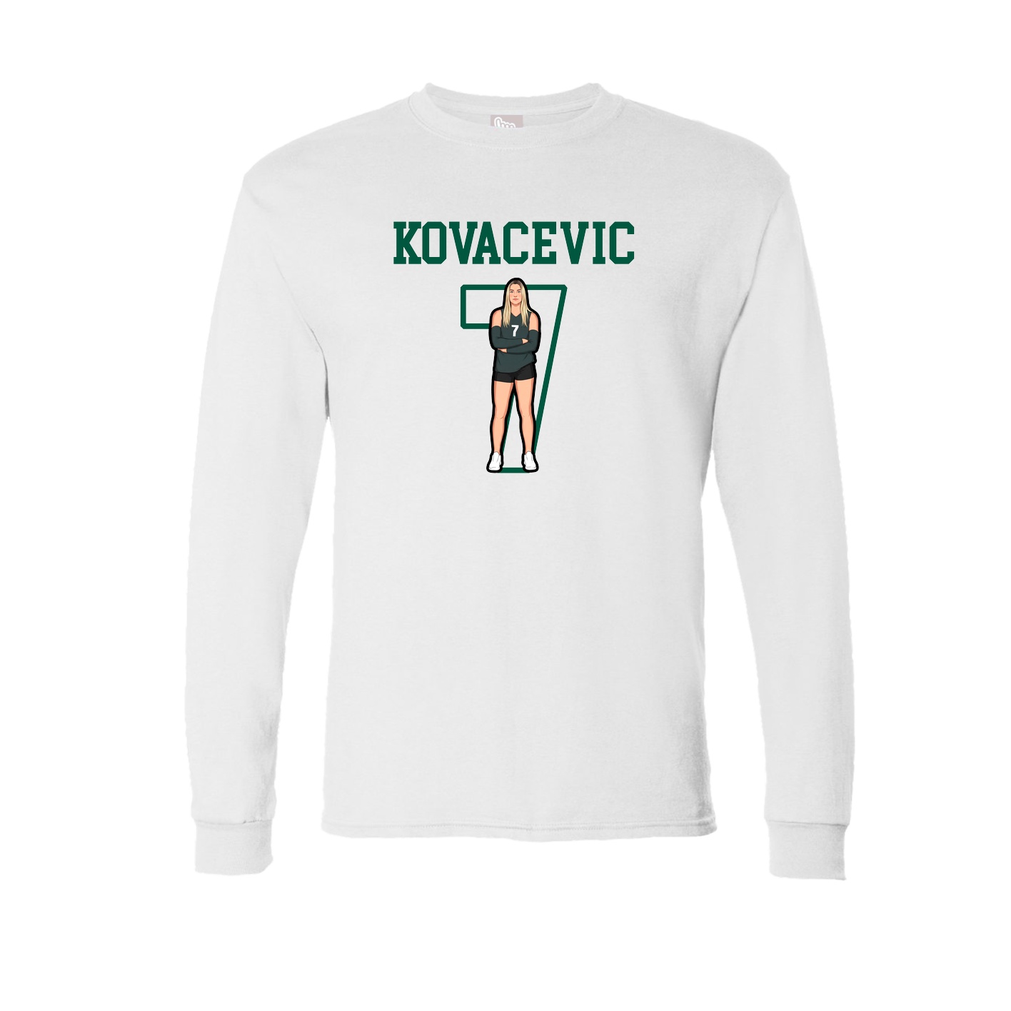 Long Sleeve Tee — Shirsey in White