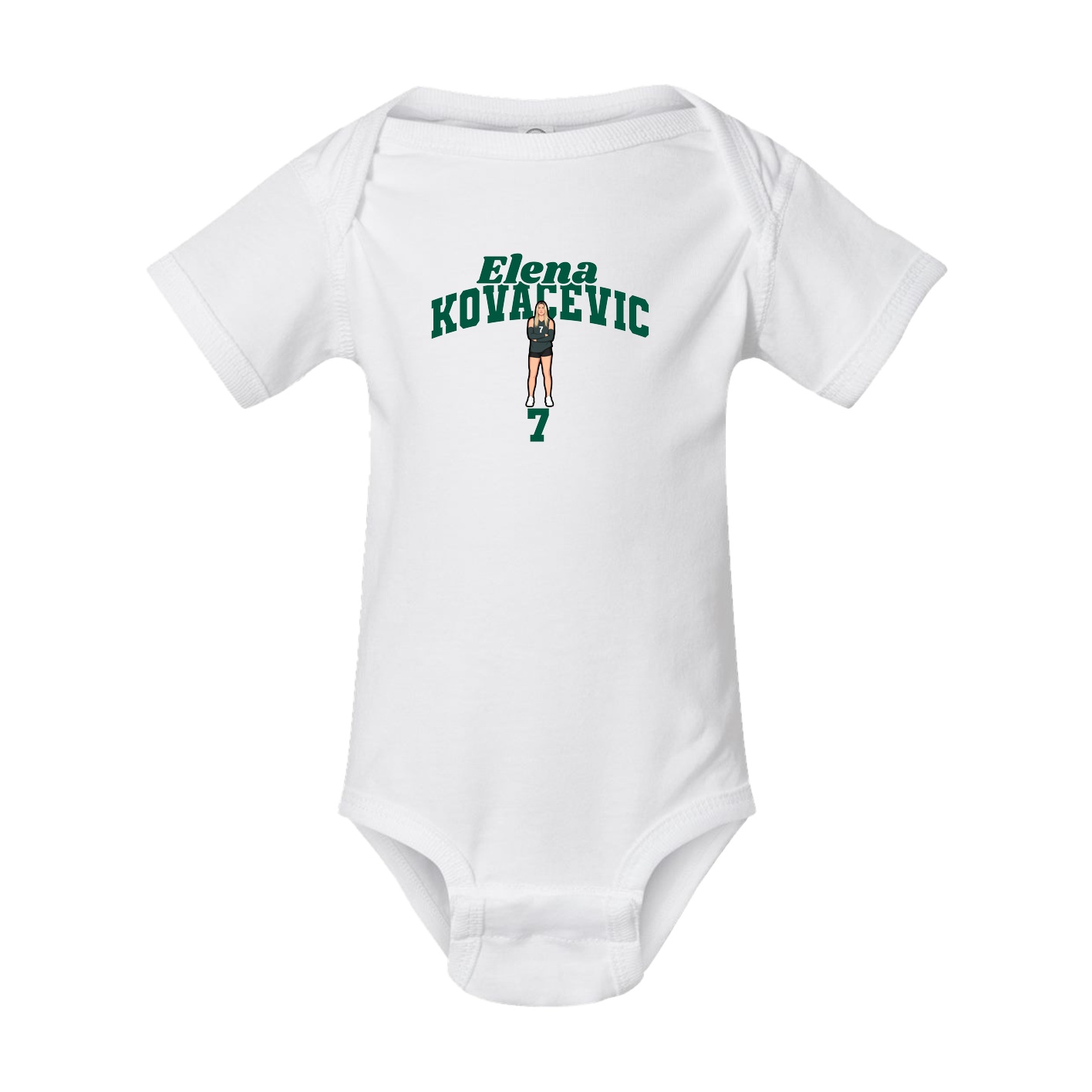 Baby Onesie — Signature Arch in White