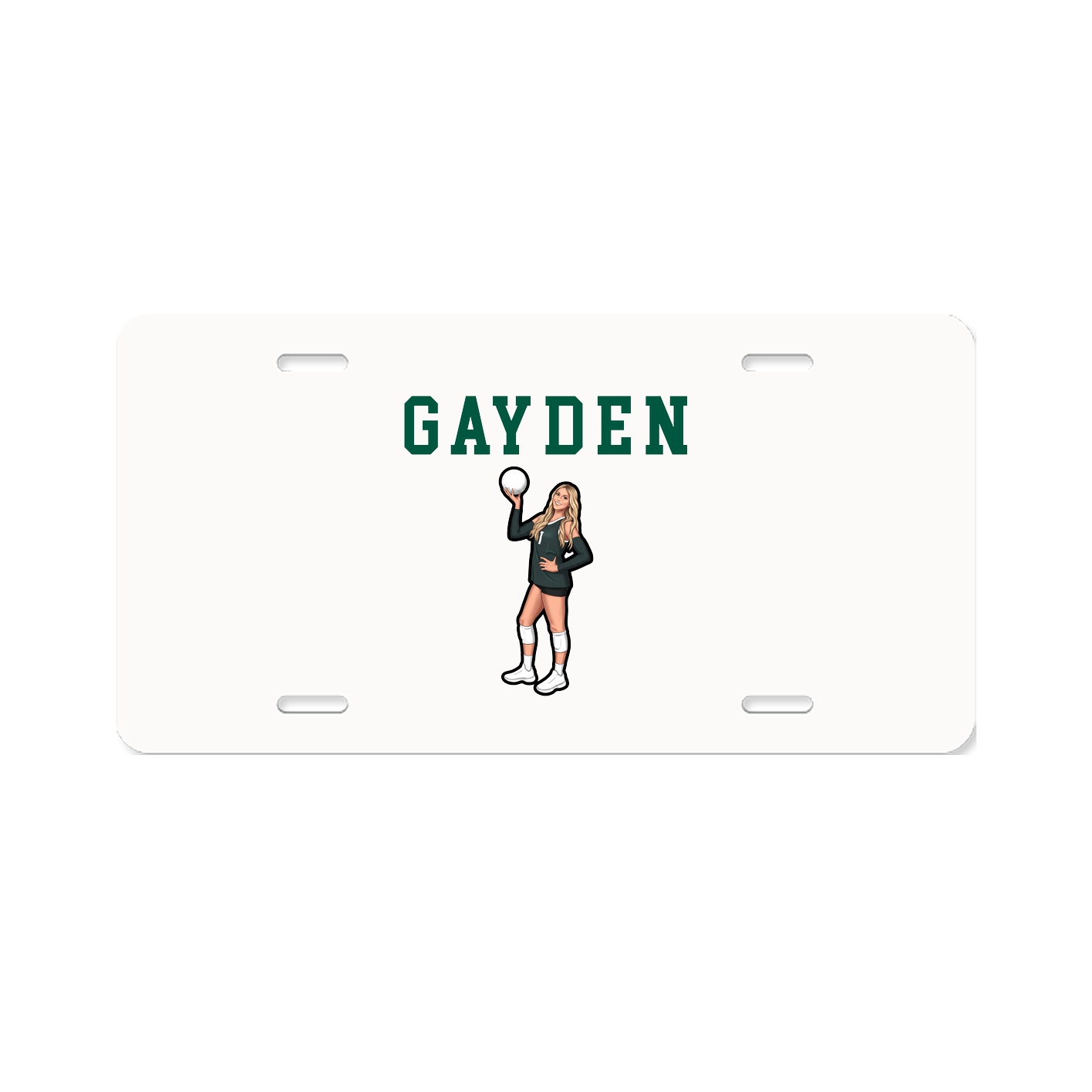 License Plate — Shirsey in Classic