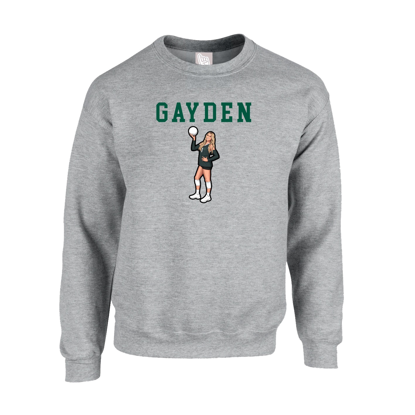 Fleece Crew — Shirsey in Grey