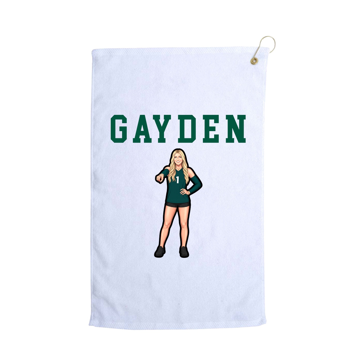 Golf Towel — Shirsey in White