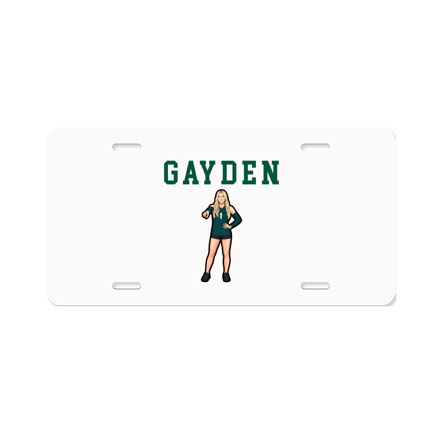License Plate — Shirsey in Classic