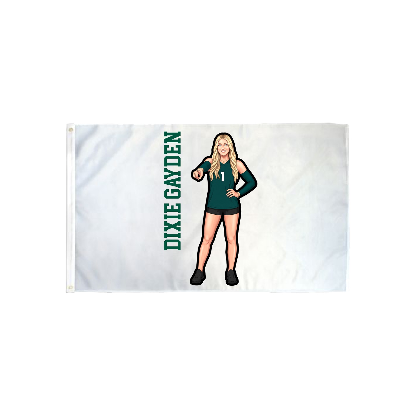 3x5 Flag — Name Vertical in Classic