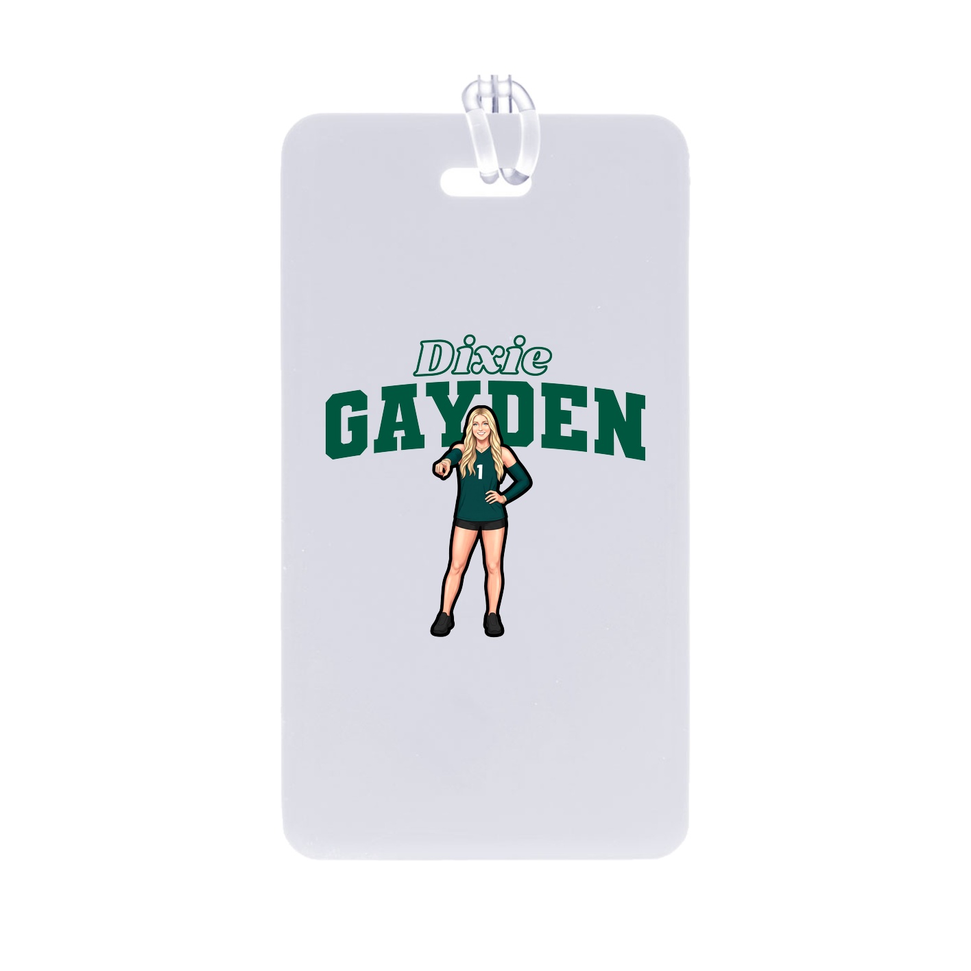 Bag Tag — Name Arch in Classic