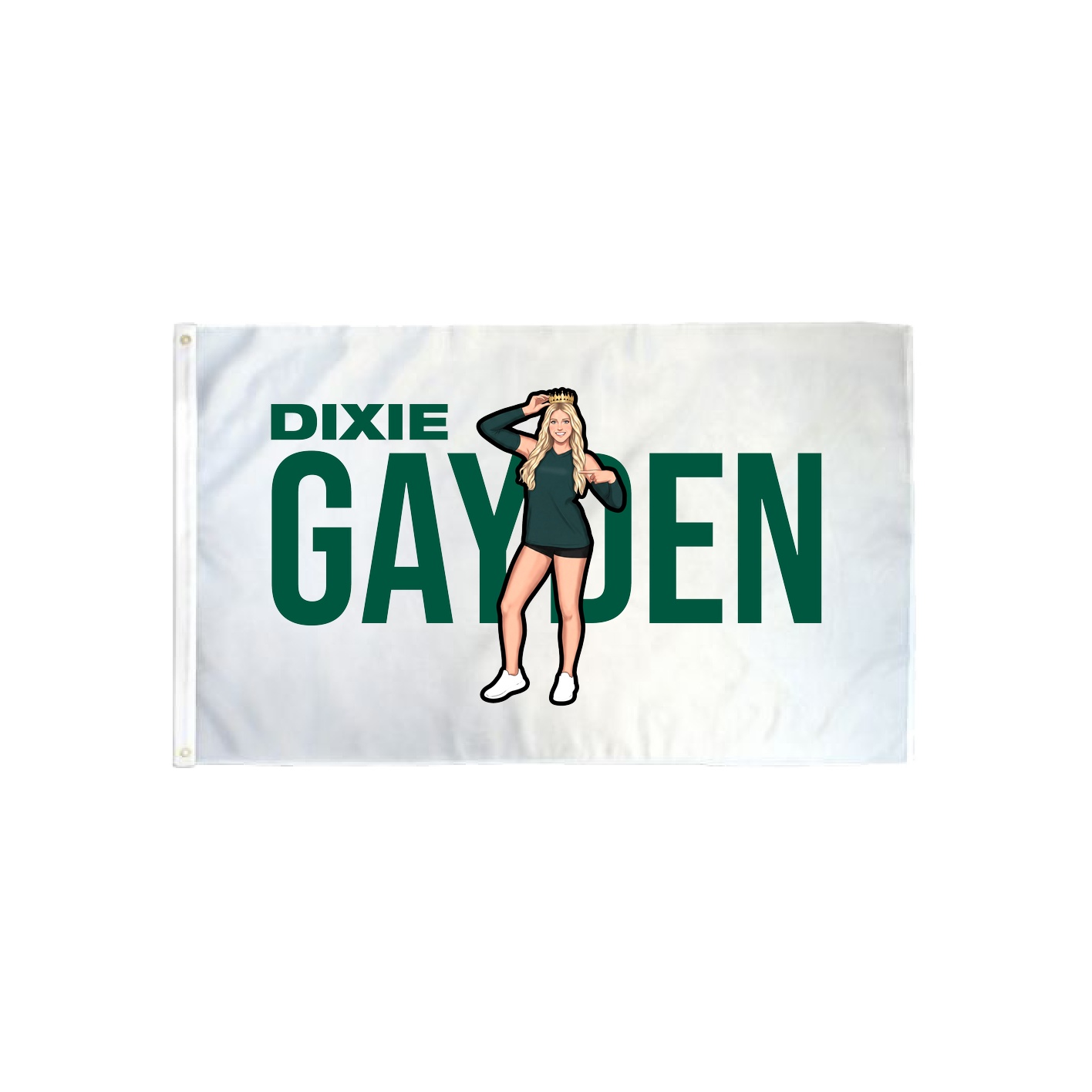 3x5 Flag — Player Name in Classic