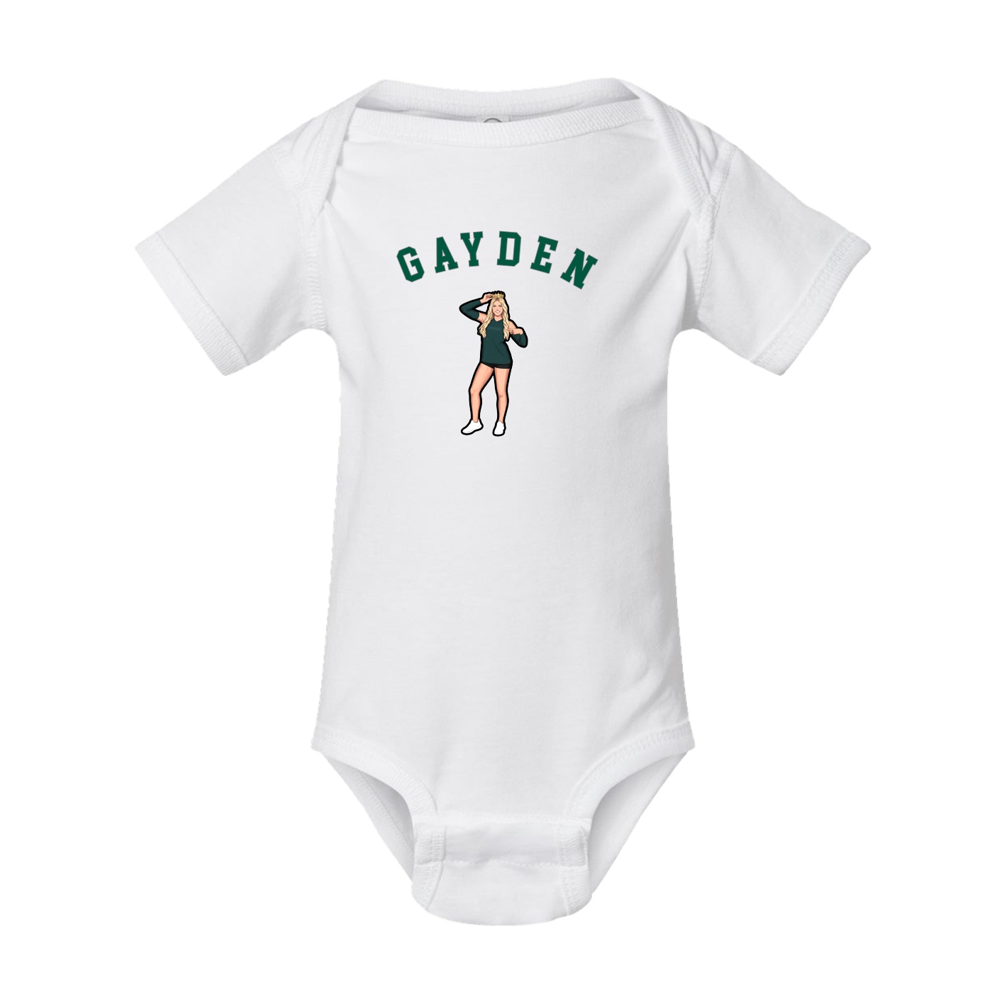 Baby Onesie — Shirsey Arch in White
