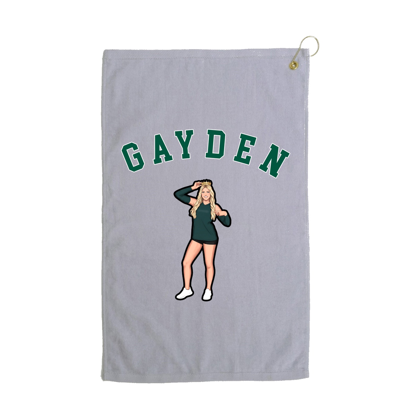 Golf Towel — Shirsey Arch in Grey