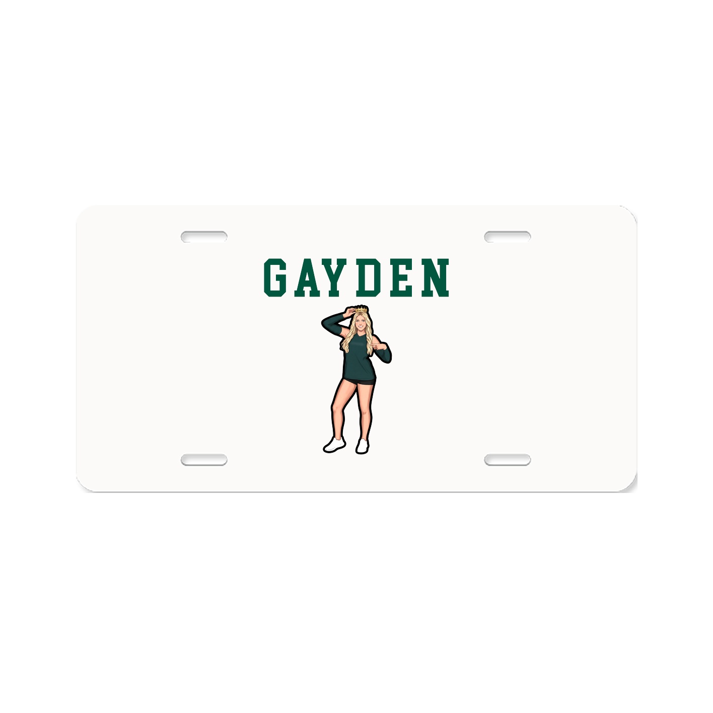 License Plate — Shirsey in Classic
