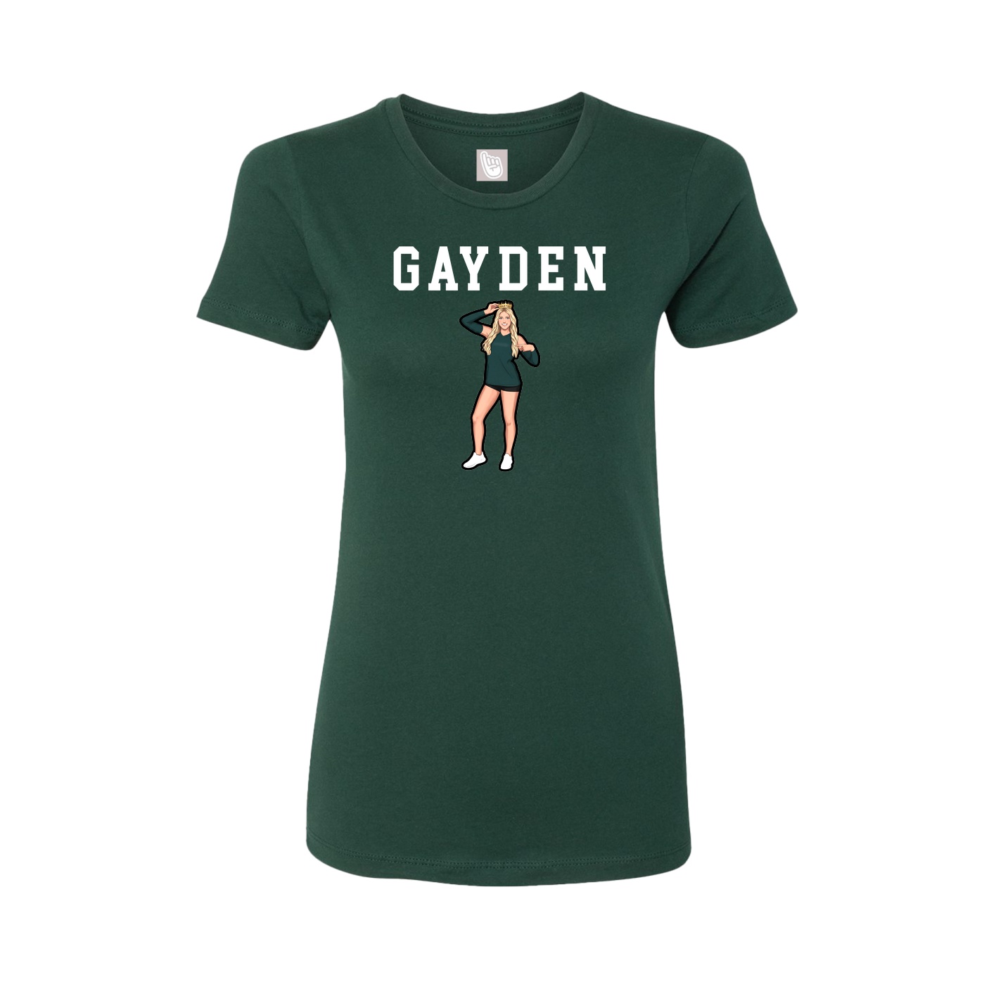 Fitted Women's Tee — Shirsey in Green