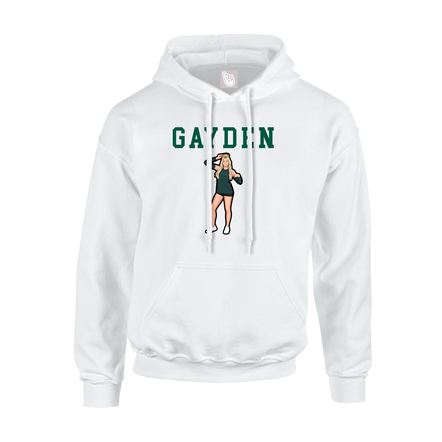 Youth Hoodie — Shirsey in White