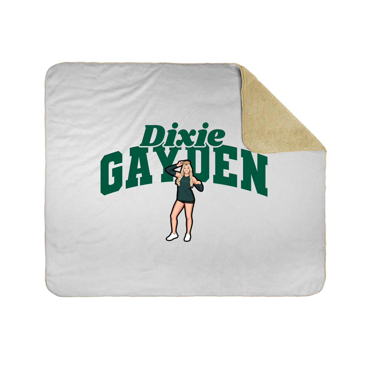Throw Blanket — Signature Arch in White