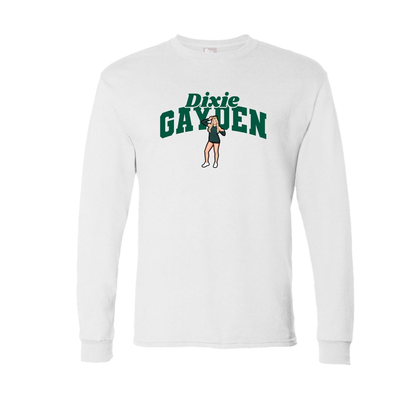 Long Sleeve Tee — Signature Arch in White